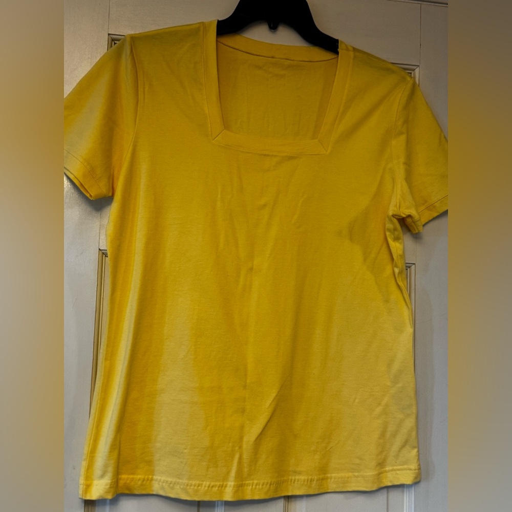 Vibrant Yellow Short Sleeve Women's Tee